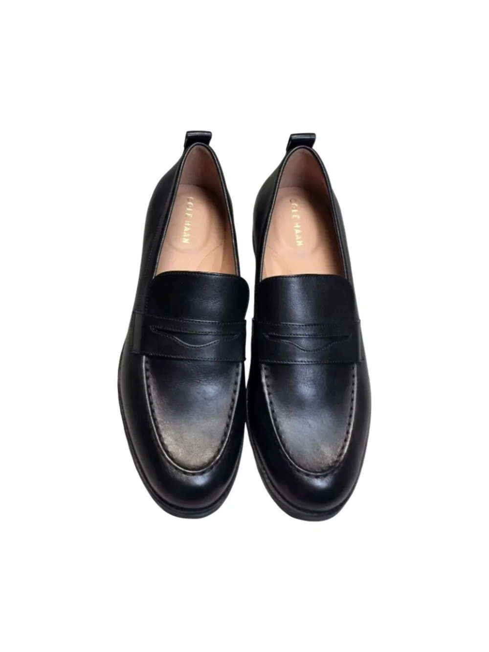 Women's - Cole Haan Black Leather Stassi Loafer, Size 10C - Picture 2 of 7